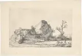 Die Landschaft mit dem Zeichner by Rembrandt Harmensz van Rijn, 1641, Radierung Um, sold Jun 2017
