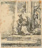 Rückkehr des verlorenen Sohnes by Rembrandt Harmensz van Rijn, 1636, Radierung –, sold Jun 2017