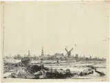Ansicht von Amsterdam – Kopie by Rembrandt Harmensz van Rijn, 1641, Radierung – Um, sold Jun 2017