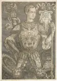 Nicolo Della Casa, Portrait von Cosimo de Medici, 1544, Nach einer Zeichnung von Baccio Bandinelli, 1493–1560, Florenz Kupferstich