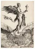 Albrecht Durer, Nemesis – Das grosse Glück, 1501, Kupferstich Um