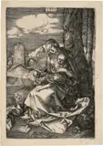 Albrecht Durer, Maria mit der Birne, 1511, Kupferstich
