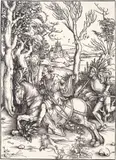 Albrecht Durer, Reiter und Landsknecht