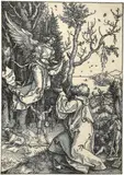 Joachim auf dem Felde by Albrecht Durer, 1504, Blatt 3 der Folge «Das Marienleben» Holzschnitt Um, sold Jun 2017