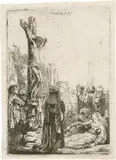 Christus am Kreuz, kleine Platte by Rembrandt Harmensz van Rijn, 1635, Radierung Um, sold Jun 2017