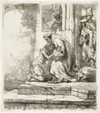 Der verlorene Sohn by Rembrandt Harmensz van Rijn, 1636, Radierung, sold Jun 2017