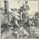 Der heilige Christophorus by Albrecht Durer, 1511, Holzschnitt, sold Jun 2017