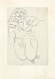 Orientale, tatouage en croix sur la poitrine by Henri Matisse, Kaltnadel auf «Chine collé», sold Jun 2017