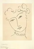 La Pompadour by Henri Matisse, 1951, Lithographie, sold Jun 2017