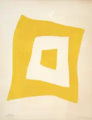Configuration II by Hans Arp, Farbiger Holzschnitt, sold Jun 2017
