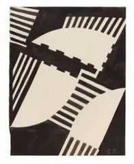 Otto Freundlich, Komposition, Pinsel in Tusche