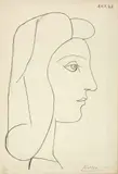 Profil de femme by Pablo Picasso, Lithographie, sold Jun 2017