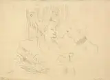 Souper à Londres by Henri de Toulouse-Lautrec, Lithographie, sold Jun 2017
