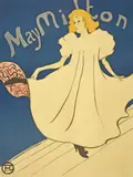 May Milton – Plakat by Henri de Toulouse-Lautrec, Farbige Lithographie, sold Jun 2017