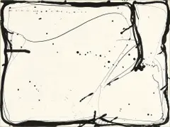 Untitled 1961 by Sam Francis, Rohrfeder und Feder in Tusche, sold Jun 2017