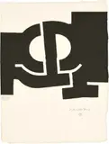 Eduardo Chillida, Erasoaldi, 9016, Holzschnitt