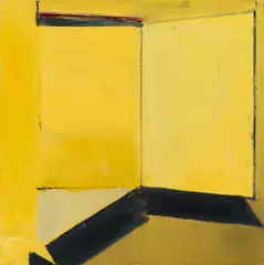 Pius Fox, Ohne Titel (yellow), 2008, Öl auf Leinwand