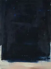 Pius Fox, Nacht, 2008, Öl auf Ölpapier