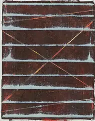 Pius Fox, Ohne Titel, 2013, Öl auf Ölkarton