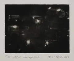 Marcel Gähler, Ohne Titel, 2006, Mezzotinto auf Bütten