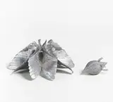 Gregor Gaida, Hummingbird Diptychon, 2011, Aluminium, silber lackiert