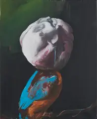 "Eisvogel" by Martin Galle, 2007, Öl auf Leinwand, sold Jun 2020