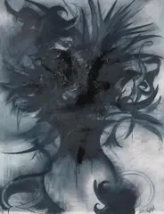 "Elixier" by Sebastian Gögel, 2012, Öl auf Leinwand, sold Nov 2019