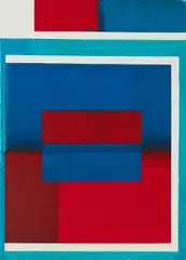 Screen Test (RBG) by Tanya Goel, 2011, Öl auf Leinwand, sold Apr 2020