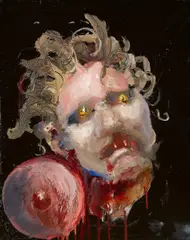 Andrej Golder, "Leidenschaft" (Selberportrait), 2008, Öl auf Leinwand
