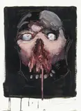 Andrej Golder, "Adam am 6sten Tag, während Gott Päuschen macht", 2009, Öl auf leichtem Karton