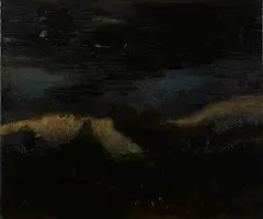 Oliver Gröne, Onweer I, 2011, Öl auf Leinwand