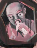 Philip Grözinger, "Onkel Hartmut", 2010, Acryl auf Leinwand
