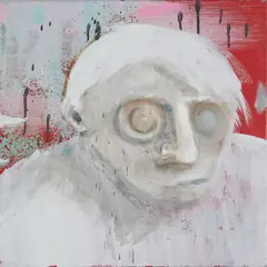 "Selbst" by Philip Grözinger, 2009, Öl auf Leinwand, sold Jun 2020
