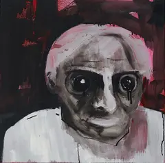 Philip Grözinger, "Vater", 2009, Öl auf Leinwand