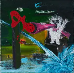 Philip Grözinger, "Whatever brings you through the night.", 2007/2008, Öl auf Leinwand