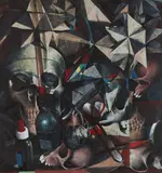 Sten Gutglück, LSD 25, 2011, Eitempera auf Papier