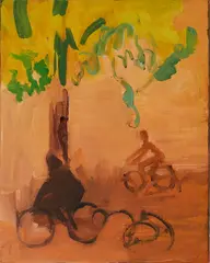 Brigitte Halder, Ohne Titel, 2006, Öl auf Leinwand