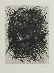 Stella Hamberg, Ohne Titel, 2010, Radierung auf Bütten
