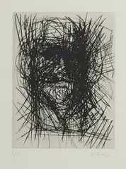 Stella Hamberg, Ohne Titel, 2010, Radierung auf Bütten