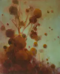 Gabi Hamm, "#19/05", 2005, Öl auf Holz