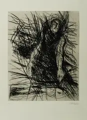 Stella Hamberg, Ohne Titel, 2010, Radierung auf Bütten