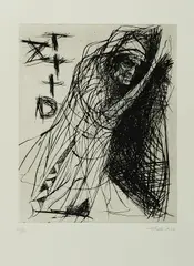 Stella Hamberg, Ohne Titel, 2010, Radierung auf Bütten
