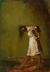 Gabi Hamm, "#1/09", 2009, Öl auf Leinwand
