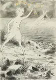 Tilo Baumgartel, Ohne Titel, 2009, Kohle, Tusche und Farbkreide auf Papier