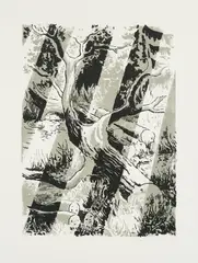 Ohne Titel by Tilo Baumgartel, 2010, Öl auf Holz, sold Oct 2020