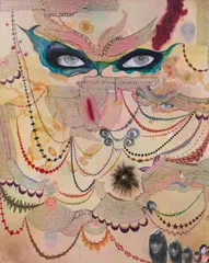 Paule Hammer, Haut III, 2008, Mischtechnik auf Leinwand