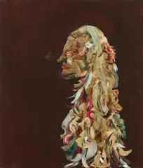 Paule Hammer, "Fuckers' Mother", 2007, Collage, Acryl auf Leinwand