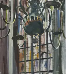 Ohne Titel (Oude Kerk Nr. 6) by Jim Harris, 2009, Öl auf Leinwand, sold Feb 2020