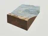 Armin Hartenstein, "Veranka" (Modell Flussufer), 2003, Acryl auf Papier