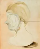 Benedikt Hipp, The milky mask, 2012, Öl auf Holz